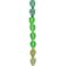 Green Czech Glass Leaf Beads, 10.5mm by Bead Landing™